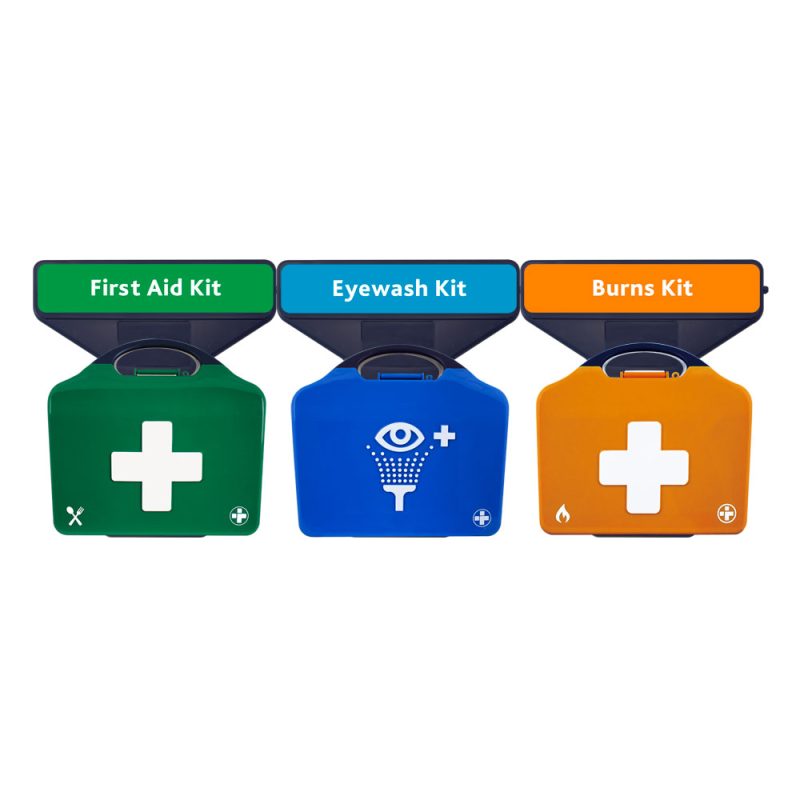 AuraPoint - 3 Unit Point - Medium BS8599-1 Catering, Double Eyewash and Burns Kit