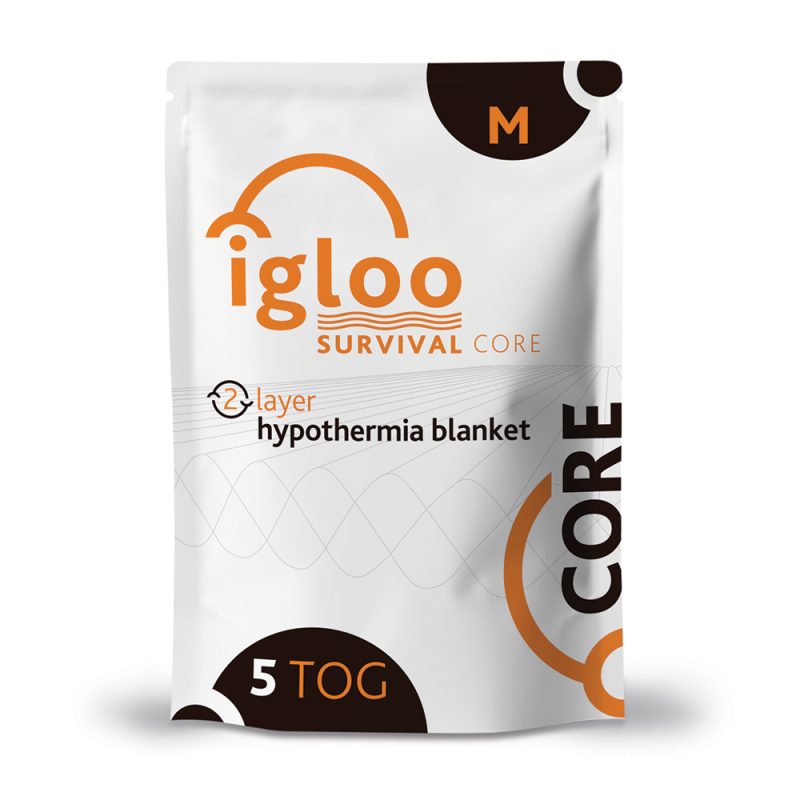 Igloo Core Hypothermia Blanket - Medium - Emergency Orange